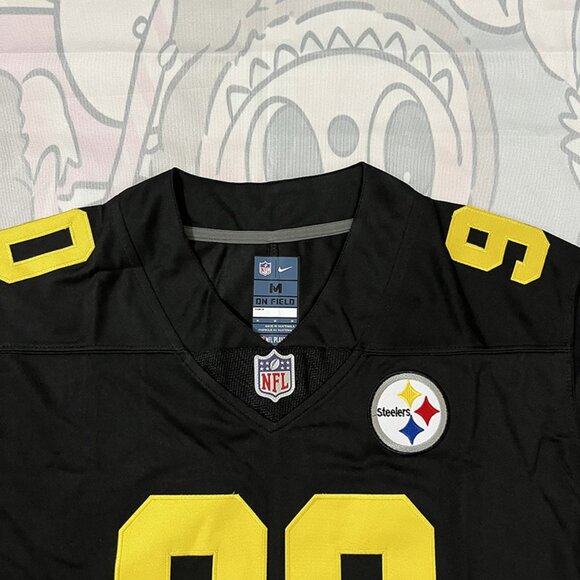 Pittsburgh Steelers NFL No. 90 WATT Black Jersey - Picture 4 of 6